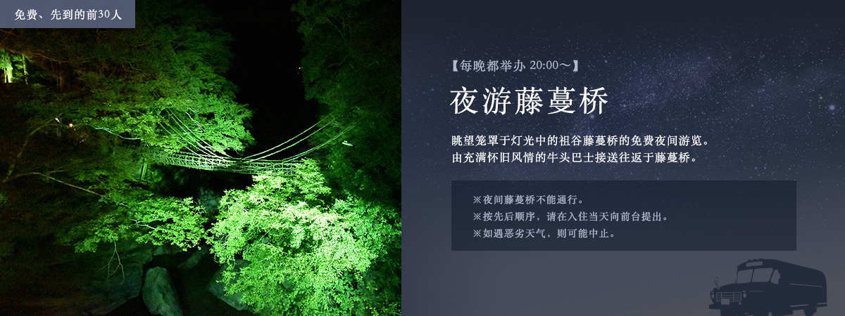 夜游藤蔓桥