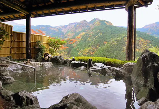 Open-air bath in the sky Image