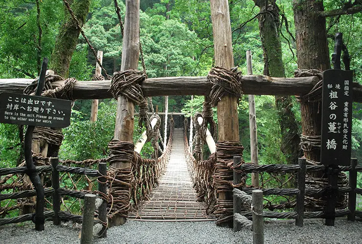 祖谷のかずら橋 イメージ